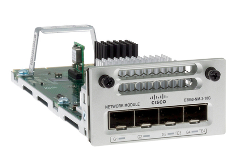 Bild von Cisco C3850-NM-2-10G= Netzwerk-Switch-Modul 10 Gigabit Ethernet, Schnelles Ethernet, Gigabit Ethernet