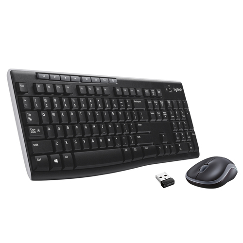 Bild von Logitech Wireless Combo MK270 Tastatur Maus enthalten Haus USB QWERTY Spanisch Schwarz