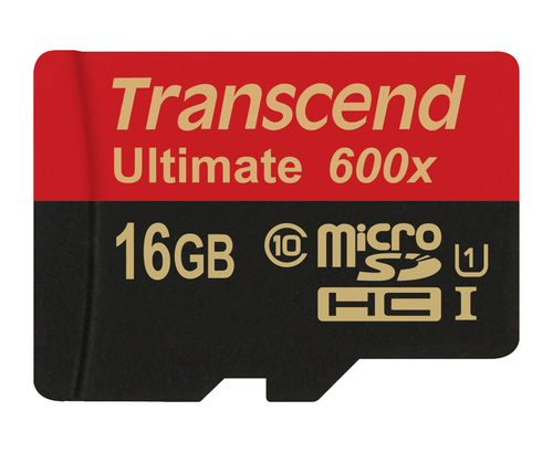 Bild von Transcend 16GB microSDHC Class 10 UHS-I (Ultimate) MLC Klasse 10