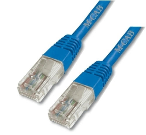 Bild von M-Cab CAT5e Netzwerkkabel U-UTP, 1.0m, blau