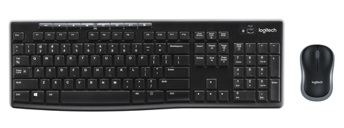 Bild von Logitech Wireless Combo MK270 Tastatur Maus enthalten Haus USB QWERTY UK Englisch Schwarz