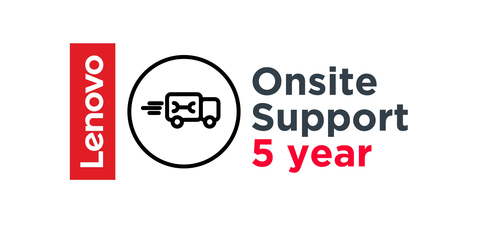 Bild von Lenovo 5 Year Onsite Support (Add-On) 1 Lizenz(en) 5 Jahr(e)