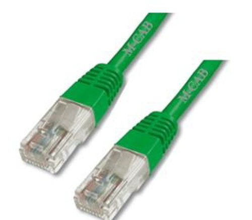 Bild von M-Cab CAT6 Netzwerkkabel, S-FTP, PIMF, halogenfrei, 1GB, 1.0m, grün