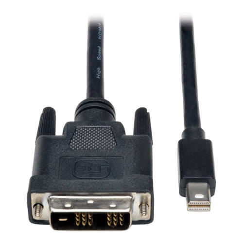 Bild von Tripp Lite P586-006-DVI Aktives Mini-DisplayPort 1.2-zu-DVI-Adapterkabel (Stecker/Stecker), 1080p, 1,8 m