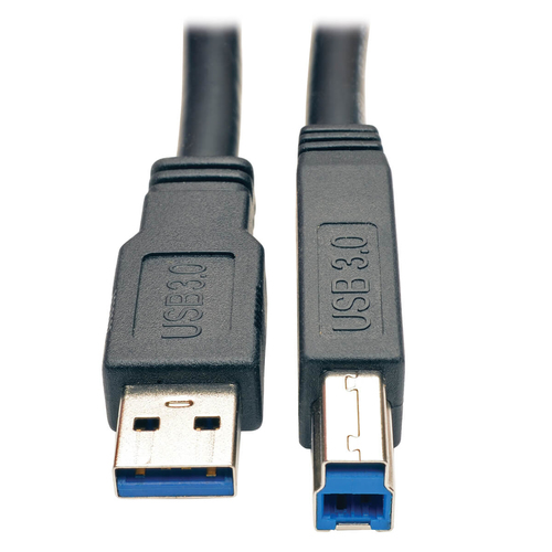 Bild von Tripp Lite U328-025 USB Kabel USB 3.2 Gen 1 (3.1 Gen 1) 8 m USB A USB B Schwarz