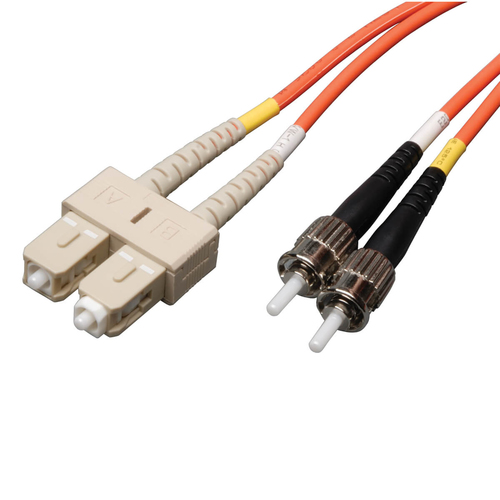 Bild von Tripp Lite N304-006 InfiniBand/Glasfaserkabel 2 m 2x SC 2x ST OFNR Orange