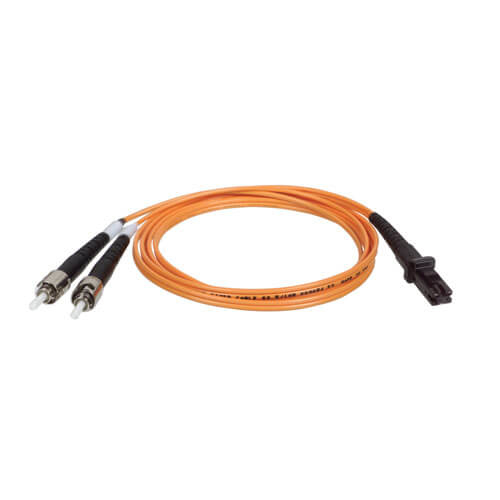 Bild von Tripp Lite N308-003 InfiniBand/Glasfaserkabel 1 m MT-RJ 2x ST OFNR Schwarz, Orange