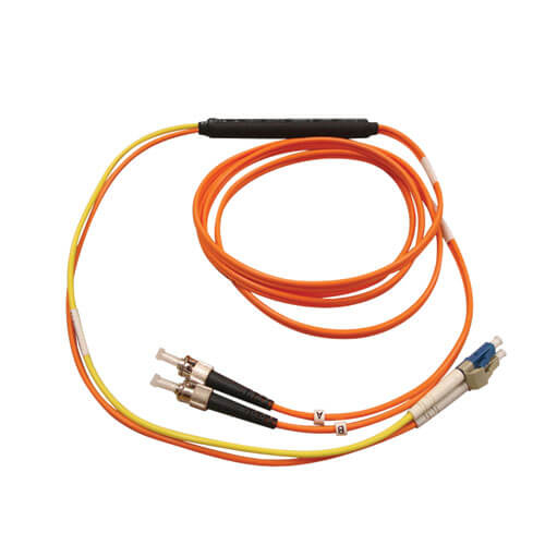 Bild von Tripp Lite N422-02M InfiniBand/Glasfaserkabel 2 m 2x LC 2x ST Schwarz, Blau, Grau, Orange, Gelb