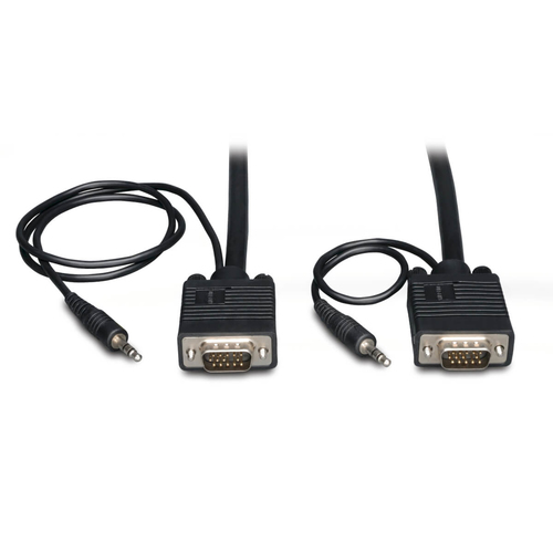 Bild von Tripp Lite P504-010 VGA-Kabel 3 m VGA (D-Sub) Schwarz