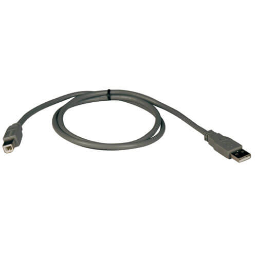 Bild von Tripp Lite U021-003 USB Kabel USB 2.0 0,9 m USB A USB B Grau