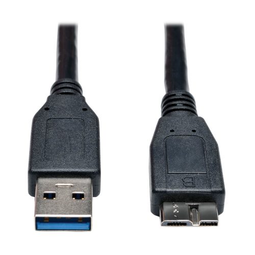 Bild von Tripp Lite U326-003-BK USB Kabel USB 3.2 Gen 1 (3.1 Gen 1) 0,91 m USB A Micro-USB B Schwarz