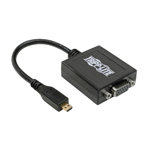 Bild von Tripp Lite P131-06N-MICROA Videokabel-Adapter 0,1524 m Micro HDMI HD15 Schwarz