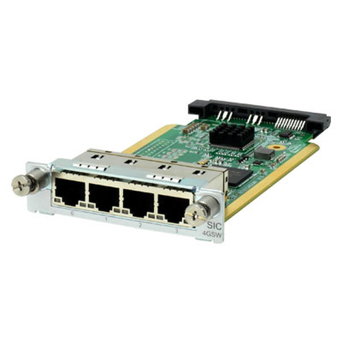 Bild von HPE MSR 4-port Gig-T Switch SIC Module Netzwerk-Switch-Modul Gigabit Ethernet
