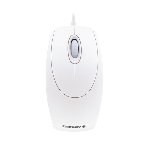 Bild von CHERRY WHEELMOUSE OPTICAL Kabelgebundene Maus, Weiß Grau, PS2/USB