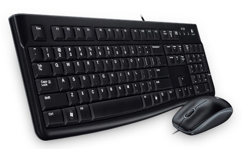 Bild von Logitech Desktop MK120 Tastatur Maus enthalten USB Bulgarisch Schwarz