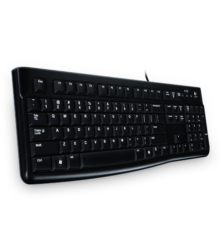 Bild von Logitech K120 Corded Keyboard Tastatur USB Griechisch Schwarz