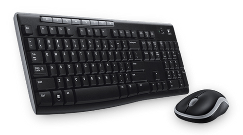 Bild von Logitech Wireless Combo MK270 Tastatur Maus enthalten RF Wireless Hebräisch Schwarz