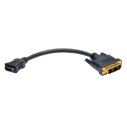 Bild von Tripp Lite P130-08N Videokabel-Adapter 0,2 m DVI-D HDMI Schwarz