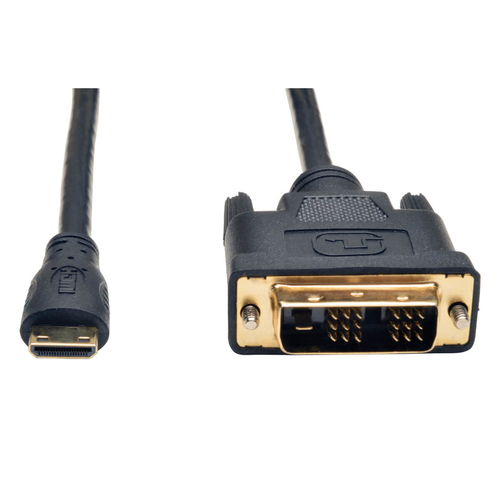 Bild von Tripp Lite P566-003-MINI Videokabel-Adapter 0,91 m DVI-D Mini-HDMI Schwarz