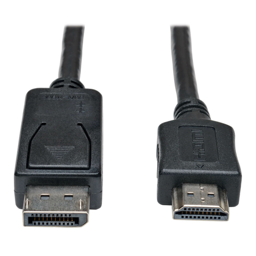 Bild von Tripp Lite P582-003 DisplayPort zu HDMI-Kabeladapter (Stecker/Stecker), 1 m