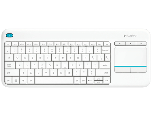 Bild von Logitech K400 Plus Tv Tastatur Haus RF Wireless QWERTZ Deutsch Weiß