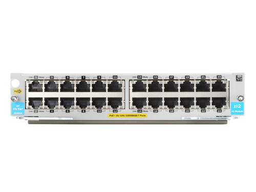 Bild von HPE 24-port 10/100/1000BASE-T PoE+ MACsec v3 zl2 Module Netzwerk-Switch-Modul Gigabit Ethernet