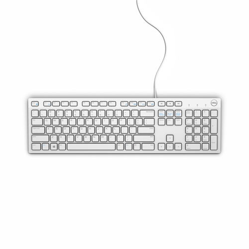 Bild von DELL KB216 Tastatur Universal USB AZERTY Französisch Weiß