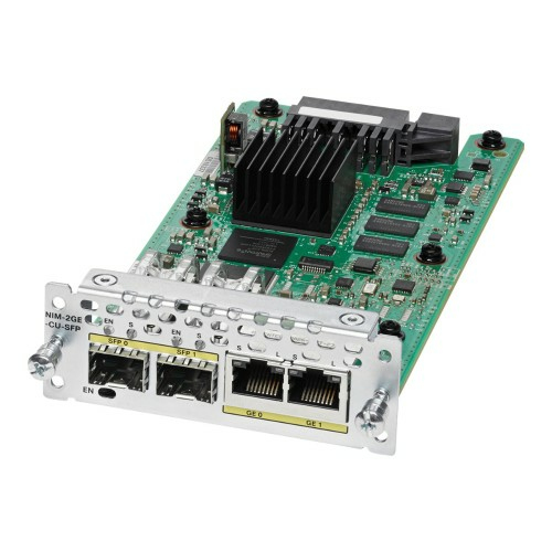 Bild von Cisco NIM-2GE-CU-SFP= Netzwerk-Switch-Modul Gigabit Ethernet