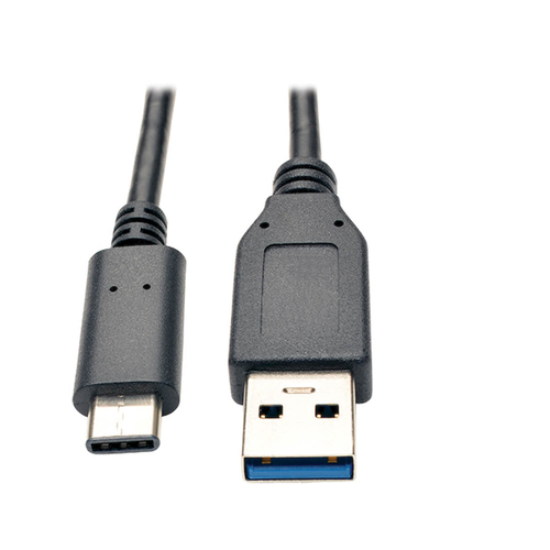 Bild von Tripp Lite U428-003 USB-C-zu-USB-A-Kabel (Stecker/Stecker), USB 3.2 Gen 1 (5 Gbit/s), Thunderbolt 3-kompatibel, 0,91 m