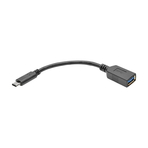 Bild von Tripp Lite U428-06N-F USB-C-zu-USB-A-Adapter (Stecker/Buchse), USB 3.2 Gen 1 (5 Gbit/s), Thunderbolt 3-kompatibel, 15,24 cm