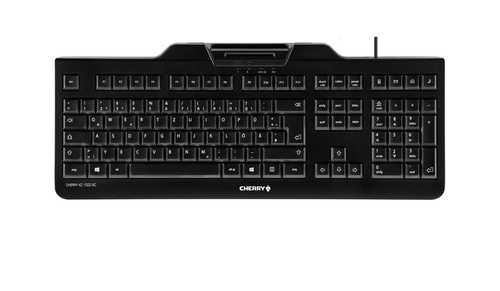 Bild von CHERRY KC 1000 SC Tastatur Universal USB QWERTY UK Englisch Schwarz