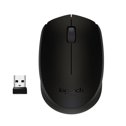 Bild von Logitech M171 Black-K Maus Büro Beidhändig RF Wireless Optisch 1000 DPI