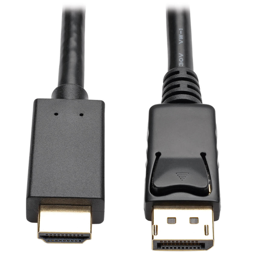 Bild von Tripp Lite P582-003-V2-ACT Videokabel-Adapter 0,91 m HDMI DisplayPort Schwarz