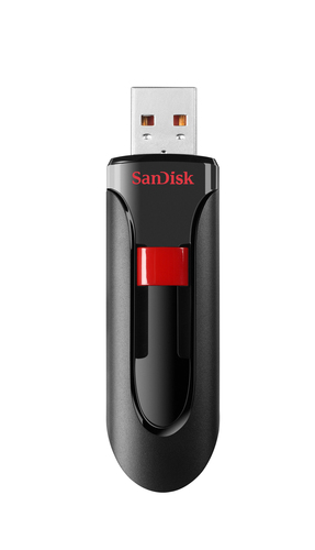 Bild von SanDisk Cruzer Glide USB-Stick 256 GB USB Typ-A 2.0 Schwarz, Rot