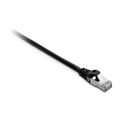 Bild von V7 Cat7 Kabel, foliengeschirmt (SFTP) RJ45 (m)/RJ45 (m), schwarz 1m 3.3ft