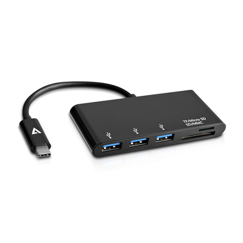 V7 USB-C MALE TO MULTIPORT ADAPTER