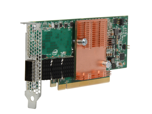 Bild von Hewlett Packard Enterprise 100Gb 1-port OP101 QSFP28 x16 PCIe Gen3 with Intel Omni-Path Architecture Adapter Eingebaut Faser 100000 Mbit/s