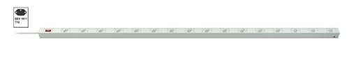 Bild von Vertiv Knürr DI-STRIP PDU, Basic, 0HE/1HE, Eingang SEV1011 T12 230 V 10 A, Ausgänge (16)Typ13