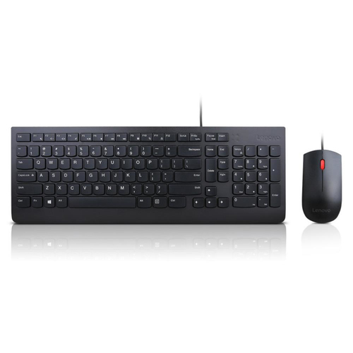 Bild von Lenovo 4X30L79883 Tastatur Maus enthalten Universal USB QWERTY US Englisch Schwarz