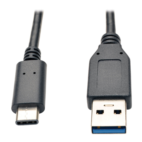 Bild von Tripp Lite U428-003-G2 USB-C-zu-USB-A-Kabel (Stecker/Stecker), USB 3.2 Gen 2 (10 Gbit/s), Thunderbolt 3-kompatibel, 0,91 m