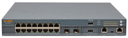 Bild von Aruba, a Hewlett Packard Enterprise company 7010 (RW) Netzwerk-Management-Gerät 4000 Mbit/s Eingebauter Ethernet-Anschluss Power over Ethernet (PoE)