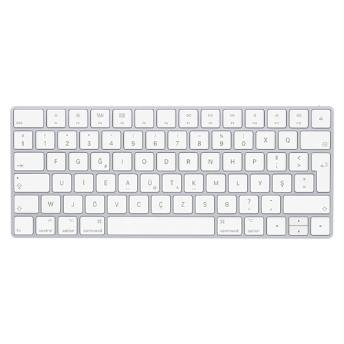 Bild von Apple MLA22TX/A Tastatur Bluetooth Türkisch Weiß