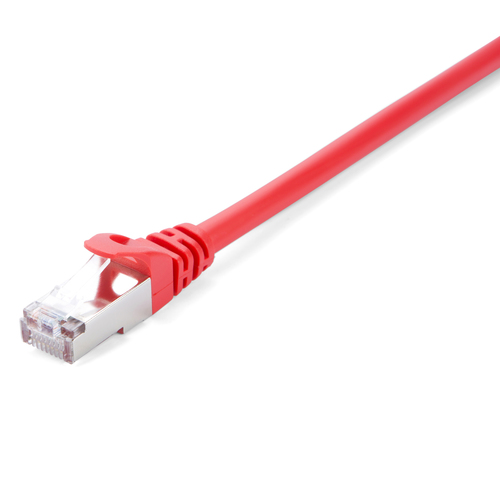 Bild von V7 Cat6 Kabel, geschirmt (STP) RJ45 (m)/RJ45 (m), rot 10m 32.8ft