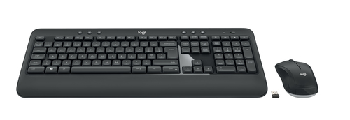 Bild von Logitech Advanced MK540 Tastatur Maus enthalten Universal USB AZERTY Französisch Schwarz, Weiß