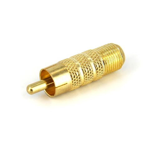 Bild von StarTech.com RCA to F Type Coaxial Adapter, M/F Koaxialstecker