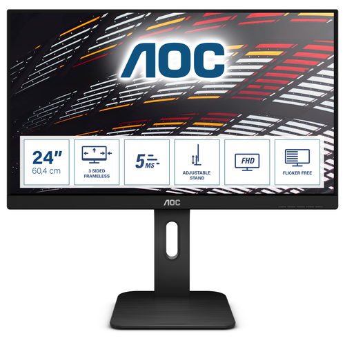 Bild von AOC P1 24P1 Computerbildschirm 60,5 cm (23.8 Zoll) 1920 x 1080 Pixel Full HD LED Schwarz