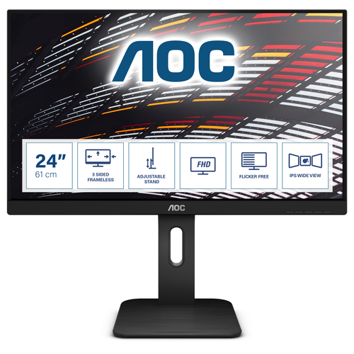 Bild von AOC P1 X24P1 Computerbildschirm 61 cm (24 Zoll) 1920 x 1200 Pixel WUXGA LED Schwarz