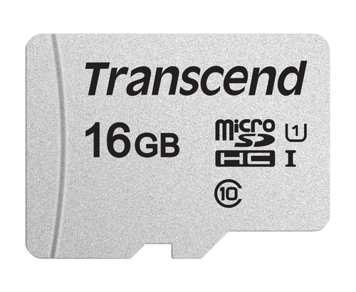 Bild von Transcend TS16GUSD300S Speicherkarte 16 GB MicroSDHC NAND Klasse 10