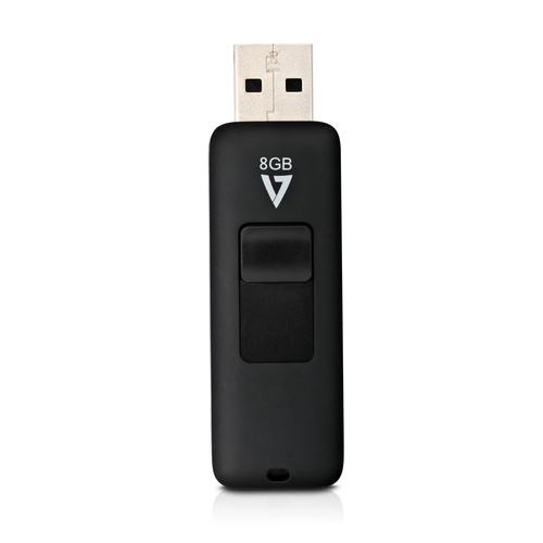 Bild von V7 VF28GAR-3E USB-Stick 8 GB USB Typ-A 2.0 Schwarz