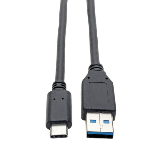 Bild von Tripp Lite U428-006 USB-C-zu-USB-A-Kabel (Stecker/Stecker), USB 3.2 Gen 1 (5 Gbit/s), Thunderbolt 3-kompatibel, 1,83 m